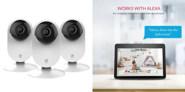 Pack 3x cámara WiFi Xiaomi Yi Pro 2K