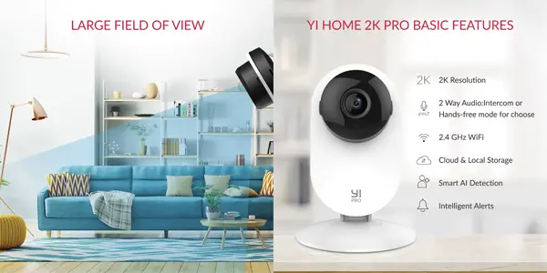 Pack 3x cámara WiFi Xiaomi Yi Pro 2K