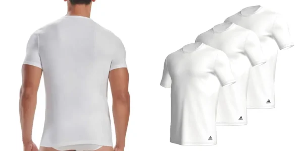 Pack 3x camiseta Adidas SS Tee Crew Active Core
