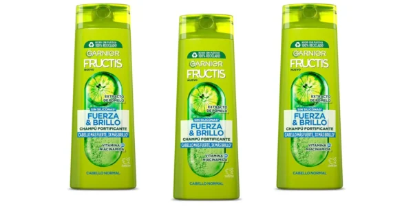 Pack 3x Champú Garnier Fructis Fuerza y Brillo