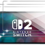 Pack 3x Protector de cristal templado Fitudoos para Nintendo Switch 2