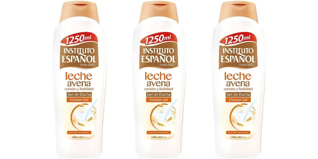 Pack 3x gel de baño Instituto Español Avena de 1.250 ml
