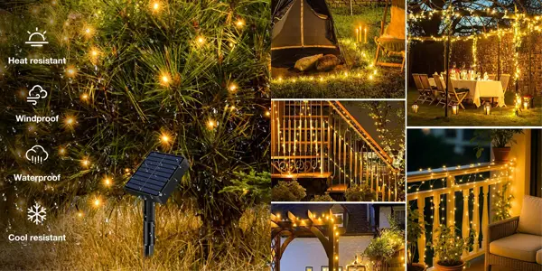 Pack de 3 guirnaldas LED Bitjam de exterior