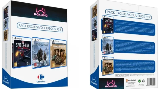 Pack Marvel's Spider-Man Miles Morales, God of War Ragnarok y Uncharted Colección Legado de los Ladrones para PS5
