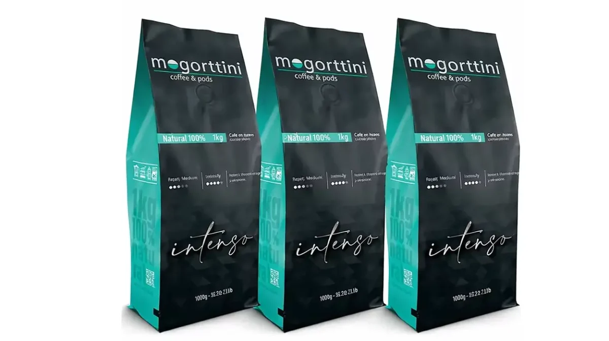 Pack x3 Café Mogorttini en grano espresso Intenso natural (3 kg en total)