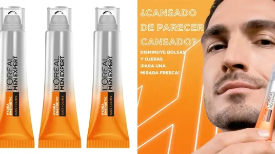 Pack 3x Roll-on ojos antibolsas y antiojeras L'Oréal Paris Men Expert Hydra Energetic