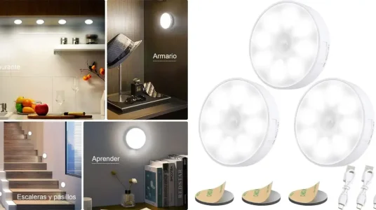 Pack 3x luz nocturna Electight recargable