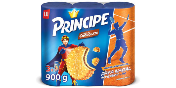 Pack 3 Paquetes de galletas Príncipe Original de 300 g