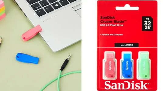 Pack 3x Pendrive SanDisk Cruzer Blade