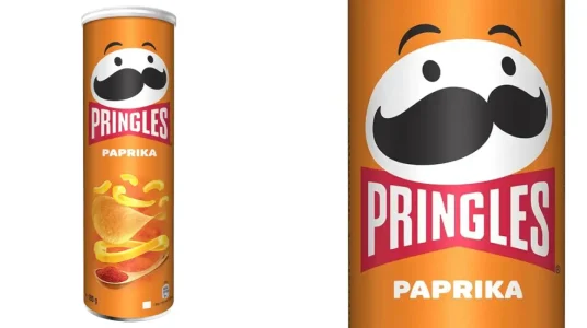 Pack 3x Pringles Paprika de 185 gr