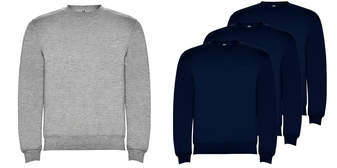 Pack 3x sudadera clásica Roly unisex