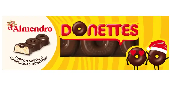 Pack 3x turrón El Almendro Donetes de 150 gr