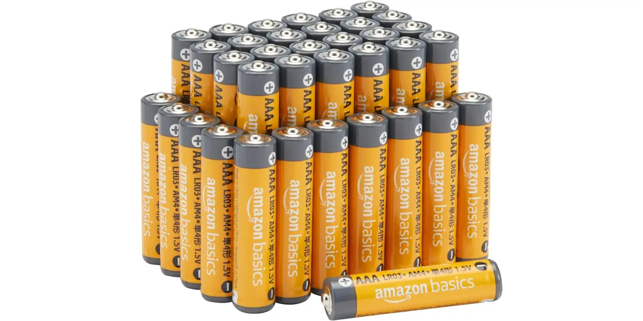 Pack de 36 pilas alcalinas AAA Amazon Basics