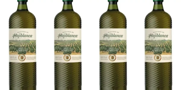 Chollo pack 4 botellas de aceite de olive virgen extra maestros de hojiblanca de 1l