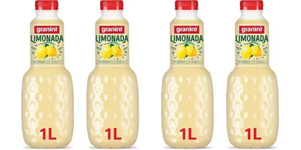 Pack 4x botella de limonada Granini de 1L