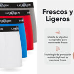 Pack de 4 Bóxers FM London para hombre