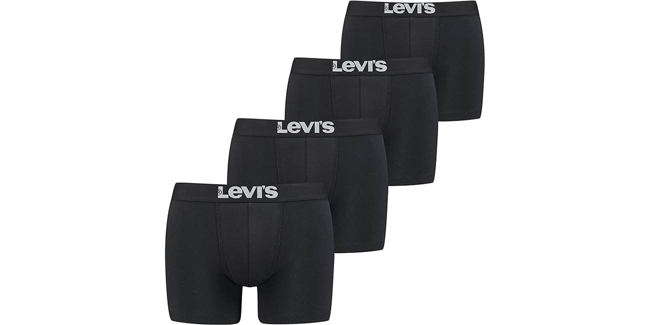 Pack x4 Bóxers Levi's Solid Basic para hombre
