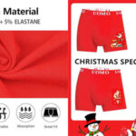 Pack de 4 bóxers UOMO navideños para hombre