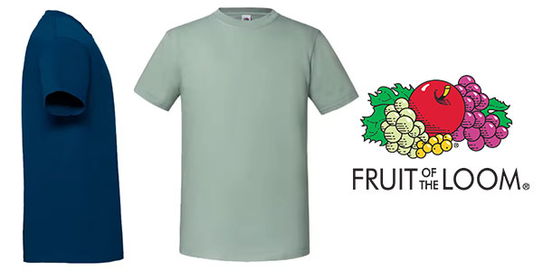 Pack de 4 camisetas Fruit of the Loom Iconic 195 Ringspun Premium para hombre barato