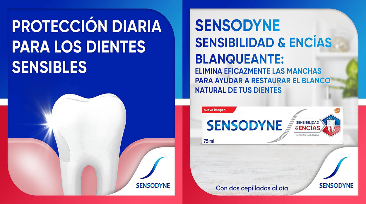 Pack x4 Dentífrico Sensodyne Sensibilidad & Encías Menta barato