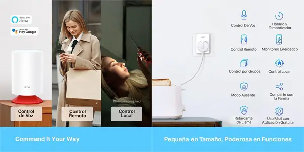 Pack 4x enchufe WiFi TP-Link Tapo P110