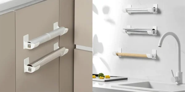 Pack 4x estantes de almacenamiento adhesivos para cocina