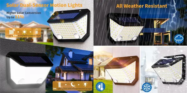 Pack de 4 luces solares de exterior K KASONIC
