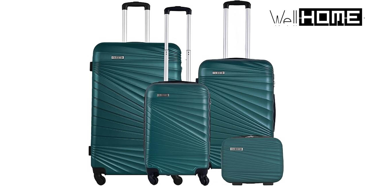 Pack de 4 maletas rígidas Well Home