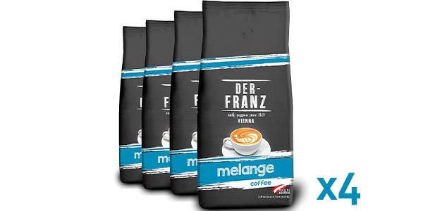 Pack x4 Café en grano Melange Der-Franz
