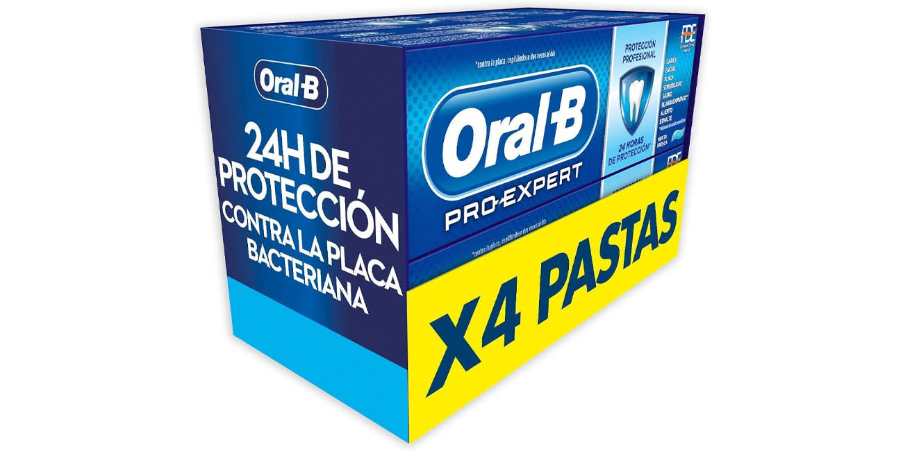 Pack x4 Pasta de dientes Oral-B Pro-Expert