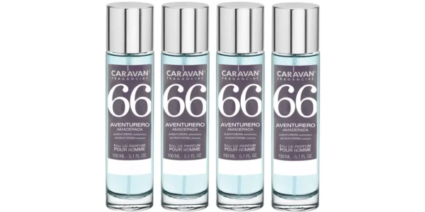 Pack 4x Eau de parfum Caravan nº66 de 150 ml