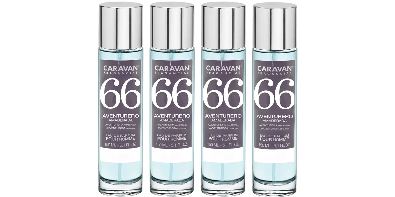 Pack 4x Eau de parfum Caravan nº66 de 150 ml
