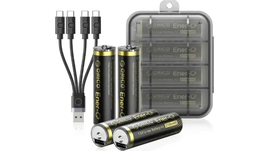 Pack 4x pilas recargables AA ORICO Ener-G 1.5V 2100mWh