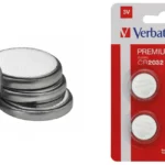 Pack 4x pilas de botón CR2032 VERBATIM Premium