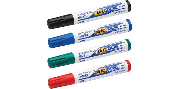 Pack de 4 rotuladores BIC Velleda para pizarra blanca