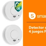 Pack 4x Detector de humo Smartwares FSM-11514