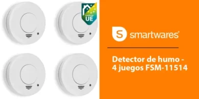Pack 4x Detector de humo Smartwares FSM-11514