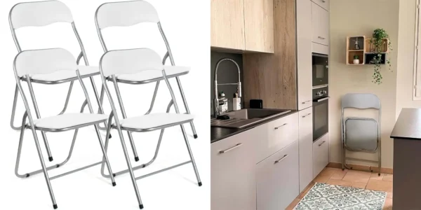 Pack 4x silla plegable THE SECRET HOME