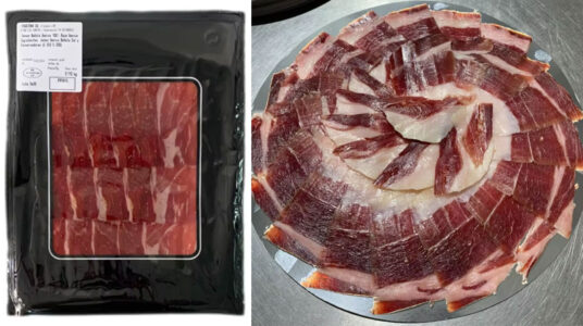 Chollo Pack de 4 sobres de jamón ibérico de bellota Faustino Gil Pérez 100% raza ibérica de 100 g 