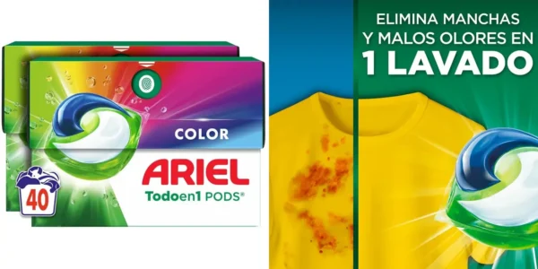 Pack Ariel PODS Color de 40 cápsulas