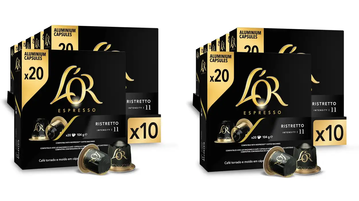 pack 400 cápsulas LOR Espresso RIstretto baratas