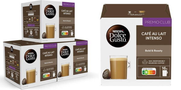 Pack x48 Cápsulas Dolce Gusto Café con Leche Intenso