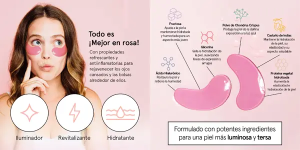 Máscaras de ojos Grace & Stella