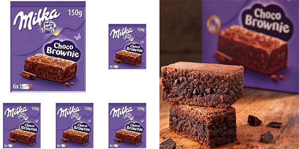 Pack de 5 bizcochos Milka Choco Brownie