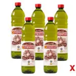 Pack 5x Botella de aceite Capicua para cocinar con aceite de orujo extra