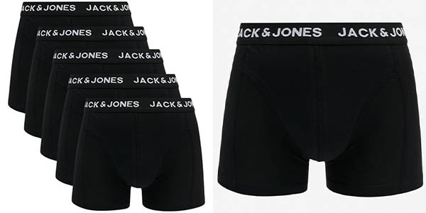 Pack x5 Bóxers Jack & Jones Anthony para hombre