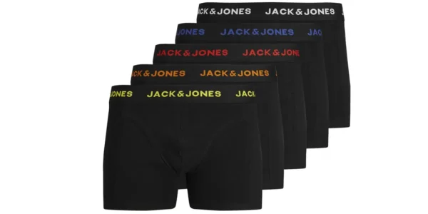 Pack de 5 bóxers Jack & Jones para hombre