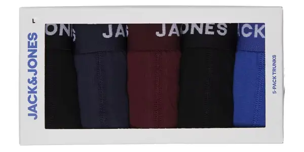Pack de 5 bóxer Jack & Jones para hombre