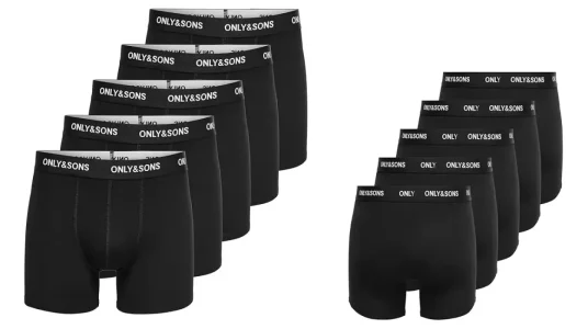 Pack 5x bóxer Only & Sons Onsfitz