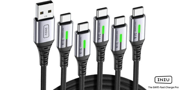 Pack de 5 cables INIU USB-C